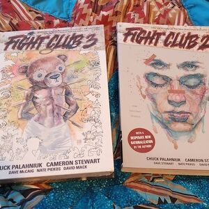 Fight Club 2 and 3 Graphic Novels, one is Hardcover by Chuck Palahniuk